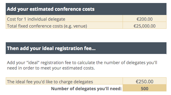 Use Ex Ordo's conference pricing calculator to calculate your conference registration fees