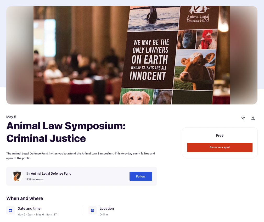 The 10 best conference apps for 2024. Screenshot of the Eventbrite interface - one of the best registration apps for ticketing small conferences
