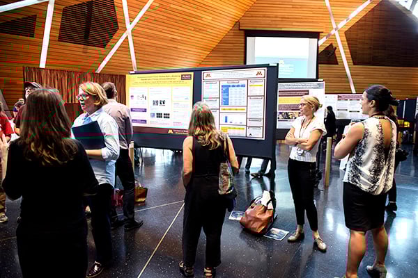 A more casual poster session in full swing